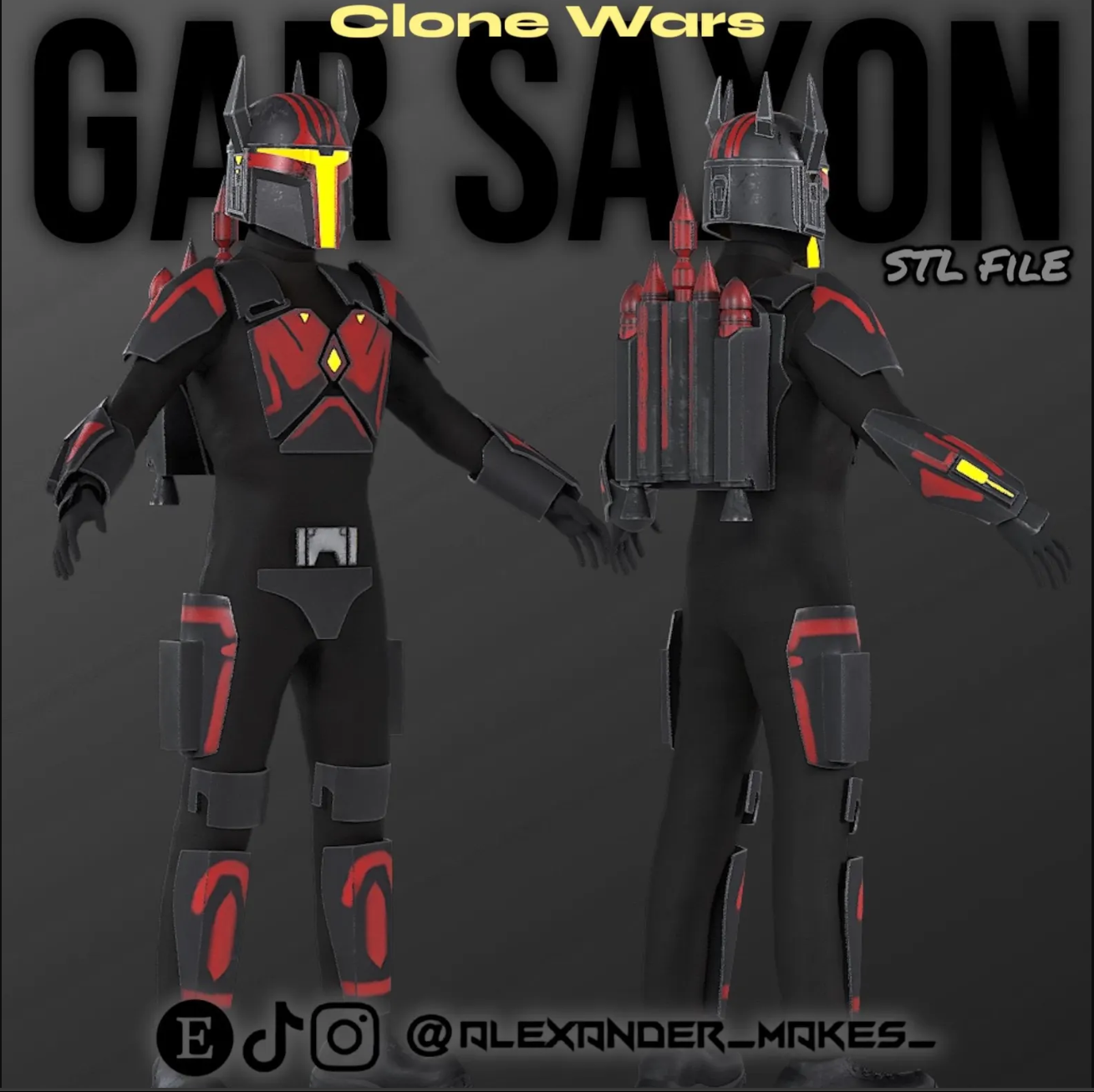 Mandalorian Armor "Gar Saxon"